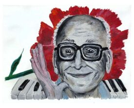 ● Osvaldo Pugliese . 2023 . 50x65 . lijst 60x80