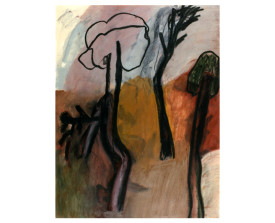 Bomen . 1986 . 65x50