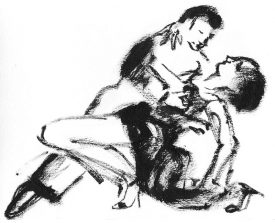 tangopaar . 2005 . inkt . 15x20