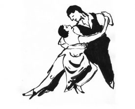 tangopaar . 2001 . inkt . 14x21 ●